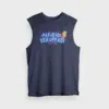 Marubadi Seruppadi Men/Unisex Tank Top in Navy Blue Color