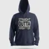 Straight Outta Ambattur Men/Unisex Hoodie in Navy Blue Color