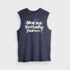 Moona Thotadhu Yaaru Men/Unisex Tank Top in Navy Blue Color