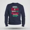 Unnaku Vundha Blood Enakku Vandha Thukaali Chutneyada Goiyala Men/Unisex Sweatshirt in Navy Blue Color