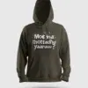 Moona Thotadhu Yaaru Men/Unisex Hoodie in Olive Green Color