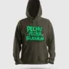 Pechu Pecha Irrukanum Men/Unisex Hoodie in Olive Green Color