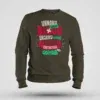 Unnaku Vundha Blood Enakku Vandha Thukaali Chutneyada Goiyala Men/Unisex Sweatshirt in Olive Green Color