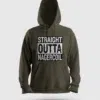 Straight Outta Nagercoil Men/Unisex Hoodie in Olive Green Color