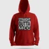Straight Outta Mcc Men/Unisex Hoodie in Red Color