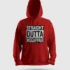 Straight Outta Mogappair Men/Unisex Hoodie in Red Color
