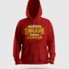 Singathapathi Singame Sunna Asingam Men/Unisex Hoodie in Red Color