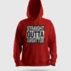 Straight Outta Ambattur Men/Unisex Hoodie in Red Color