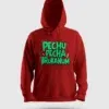 Pechu Pecha Irrukanum Men/Unisex Hoodie in Red Color