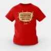 Nee Pudungurathu Puraavume Theva Illadha Aani Dhan Girls Round Neck T-Shirt in Red Color