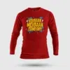 Kekraan Mekraan Company Men/Unisex Long Sleeve T-Shirt in Red Color