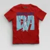 Sodhikkaraangada Boys Round Neck T-Shirt in Red Color
