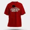 Manasula Michael Jackson Thangachi Nu Nenappu Men/Unisex Oversized T-Shirt in Red Color