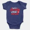 Rightuuu.. Saithaan Cycle La Varudhu Onesie/Romper in Royal Blue Color