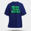 Pechu Pecha Irrukanum Men/Unisex Oversized T-Shirt in Royal Blue Color