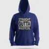 Straight Outta Nagercoil Men/Unisex Hoodie in Royal Blue Color