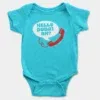 Hello Dubai Ah? Onesie/Romper in SkyBlue Color