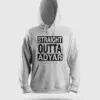 Straight Outta Adyar Men/Unisex Hoodie in White Color