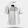 Manasula Michael Jackson Thangachi Nu Nenappu Men/Unisex Oversized T-Shirt in White Color