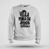Velila Ponga Da Ayoogya Rascalgala Men/Unisex Sweatshirt in White Color