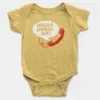 Hello Dubai Ah? Onesie/Romper in Yellow Color