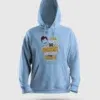 I Yam Speaking No Cross Speaking Men/Unisex Hoodie in Baby Blue Color
