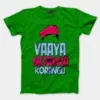 Vaaya Moodra Korangu Men/Unisex T-Shirt in Flag Green Color