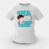 Edhu Da Darling Una Heavy Uh Like Panna Vechudhu Girls Round Neck T-Shirt in Grey Melange Color