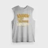 Naanum Evvelo Naal Dhan Nallavanaave Nadikardhu Men/Unisex Tank Top in Grey Melange Color