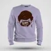 Be Happy, Cool Down, Cool Down, Cool Down Men/Unisex Sweatshirt in Lavender Color
