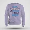 Vita Kirukan Aakiruvanga Pola Iruku Men/Unisex Sweatshirt in Lavender Color