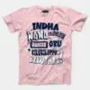 Indha Rana Kalathulayum Unakku Oru Kilukiluppu Kekuthaa Men/Unisex T-Shirt in Light Baby Pink Color