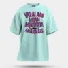 Varalaru Migam Mukiyam Amaichare Men/Unisex Oversized T-Shirt in Mint Color