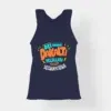 Dei Indha Dakalti Vellalam Enkitta Vechukkadha Women's Tank Top in Navy Blue Color