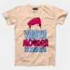 Vaaya Moodra Korangu Men/Unisex T-Shirt in Peach Color