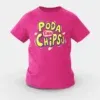 Poda En Chipsu Girls Round Neck T-Shirt in Pink Color