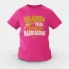 Naanum Evvelo Naal Dhan Nallavanaave Nadikardhu Girls Round Neck T-Shirt in Pink Color