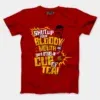 Shut Up Your Bloody Mouth Men/Unisex T-Shirt in Red Color