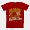 Naanum Evvelo Naal Dhan Nallavanaave Nadikardhu Men/Unisex T-Shirt in Red Color