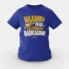 Naanum Evvelo Naal Dhan Nallavanaave Nadikardhu Girls Round Neck T-Shirt in Royal Blue Color