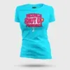 Neenga Shut Up Pannunga Women's T-Shirt in SkyBlue Color
