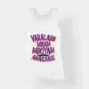 Varalaru Migam Mukiyam Amaichare Women's Tank Top in White Color
