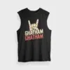 Ghatham Ghatham Men/Unisex Tank Top in Black Color