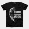 Singam Singuladhan Varum Men/Unisex T-Shirt in Black Color