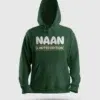 Naan Limited Edition Men/Unisex Hoodie in Bottle Green Color