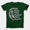 Inni Naan Pora Paadha, Singha Paadhai Men/Unisex T-Shirt in Bottle Green Color