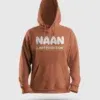 Naan Limited Edition Men/Unisex Hoodie in Coral Color