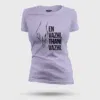 En Vazhi, Thani Vazhi (Black) Women's T-Shirt in Lavender Color