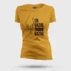 En Vazhi, Thani Vazhi (Black) Women's T-Shirt in Mustard Yellow Color