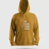 En Vazhi, Thani Vazhi Men/Unisex Hoodie in Mustard Yellow Color
